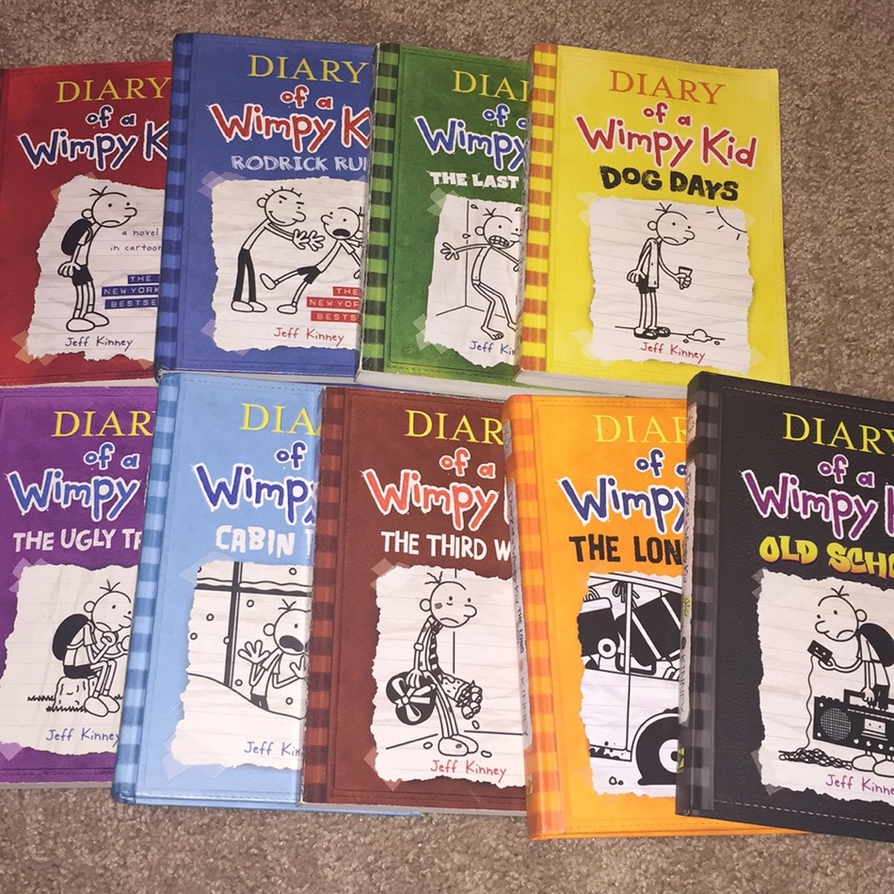 diary of a wimpy kid books!!!